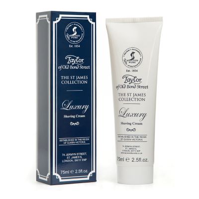 TAYLOR OF OLD BOND STREET St James Collection Luxury Shaving Cream Tube 75 ml